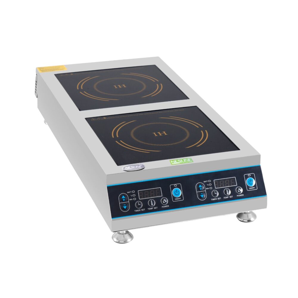 כירת אינדוקציה כפולה אנכית | הספק 3500W × 2 | מבית נסליין