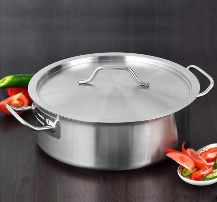 סוטאז' נירוסטה 36X11 ס"מ נסליין כולל מכסה