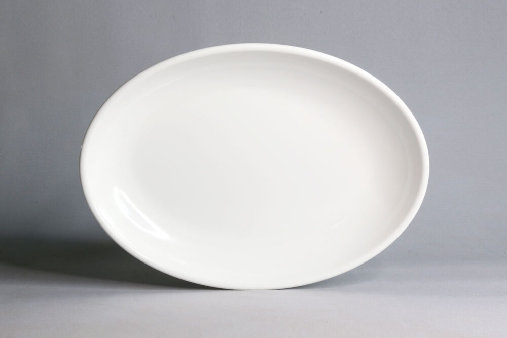 קערה אובל 17.7*12 ס"מ מלמין לבן