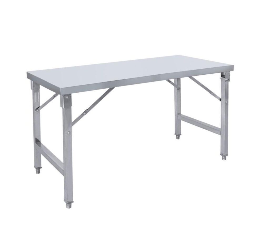 שולחן נירוסטה מתקפל נסליין 1500X600X850 מ"מ