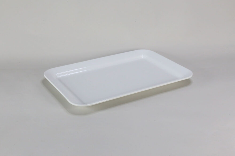 מגש  אלסקה 44.5*30.5*3 ס"מ מלמין לבן