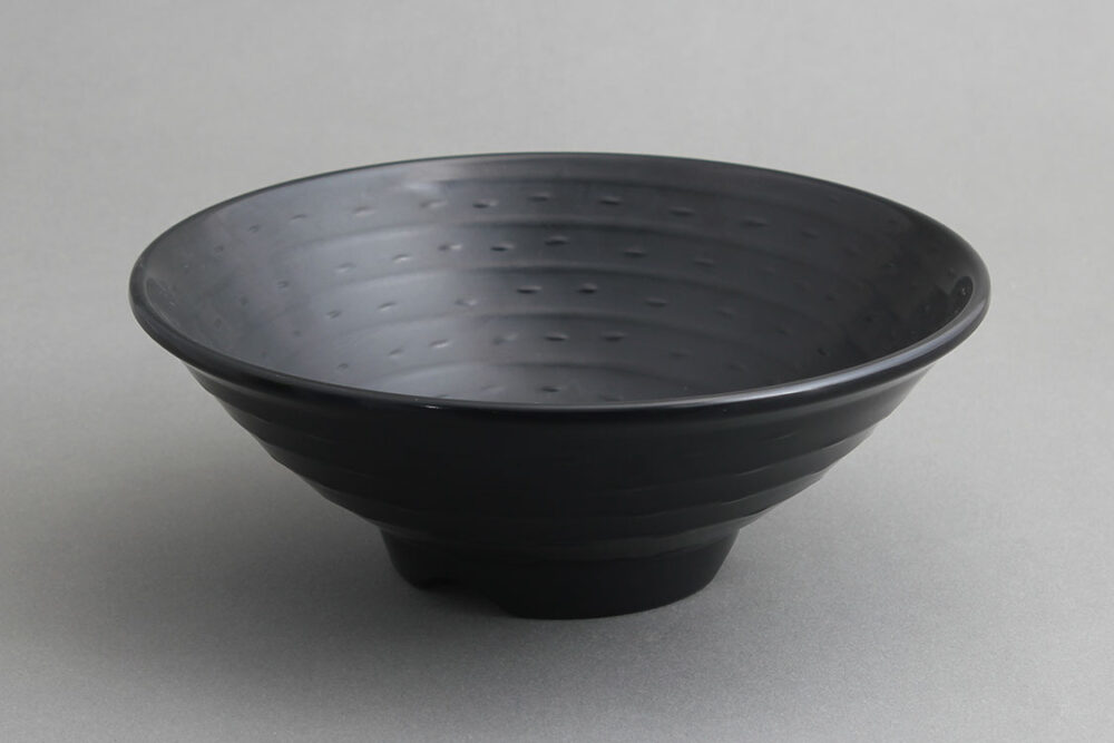 קערת אטריות זן 22.6*8 מלמין שחור