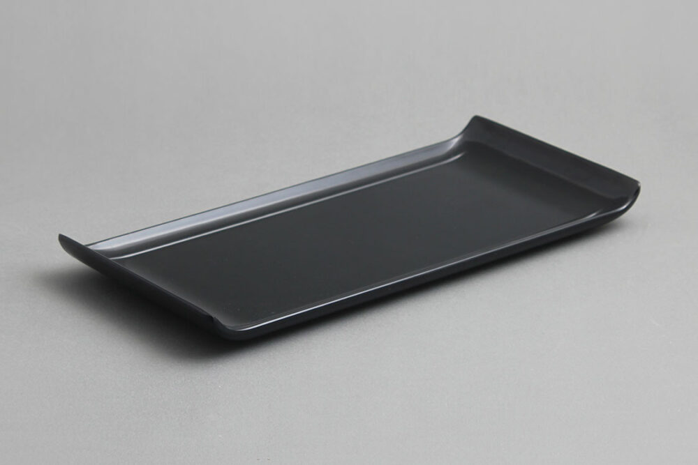 מגש נובל 14.5*30 מלמין שחור