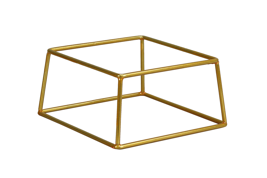 סטנד טרפז זהב 18*18*10