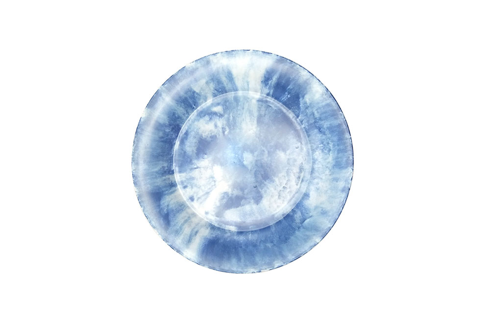 צלחת 22.5 ס"מ קלאודי כחול מלמין