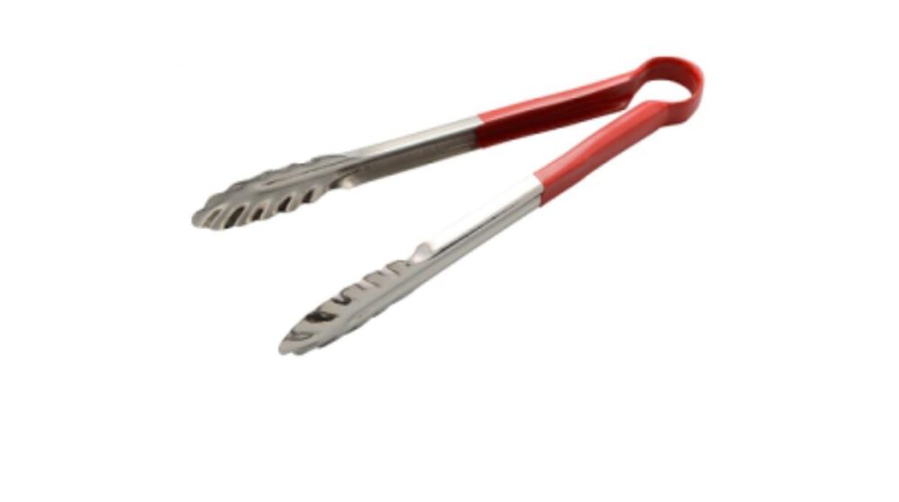 מלקחיים אמריקאיות 30 ס"מ מצופה סיליקון אדום נסליין