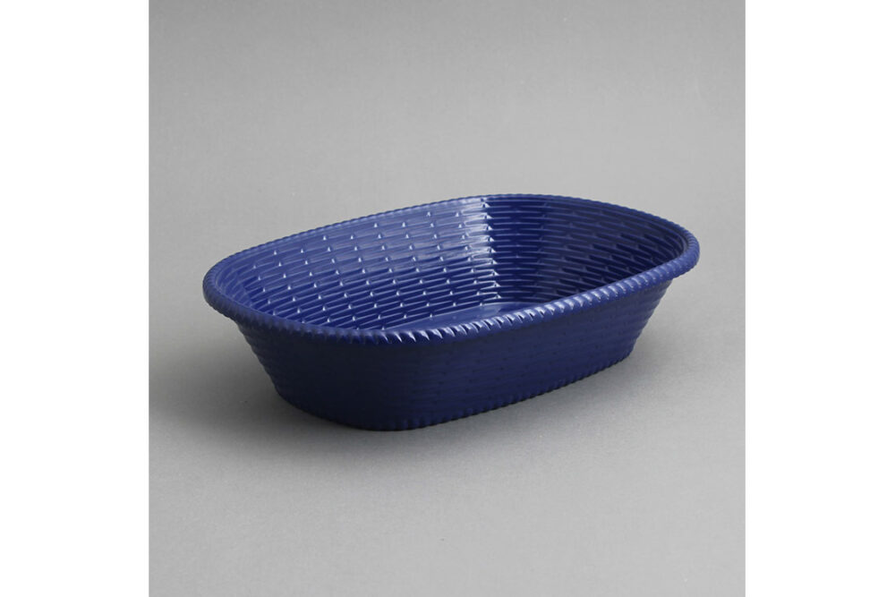 סלסלה ללחם אובלית מלמין כחול