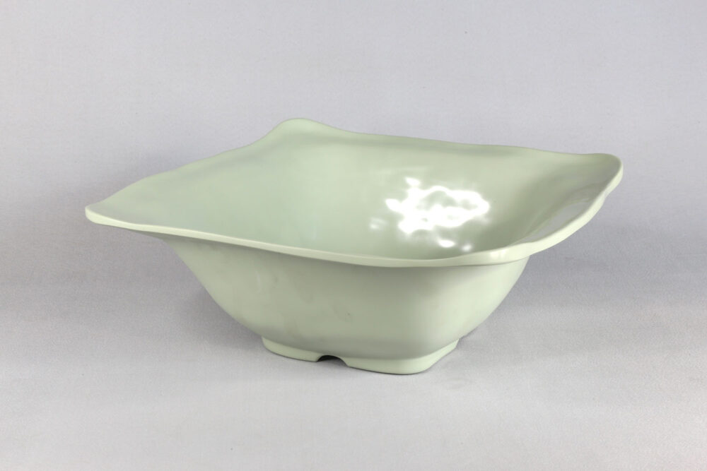 קערה ריבועית כנרת 38 ס”ל מלמין ירקרק