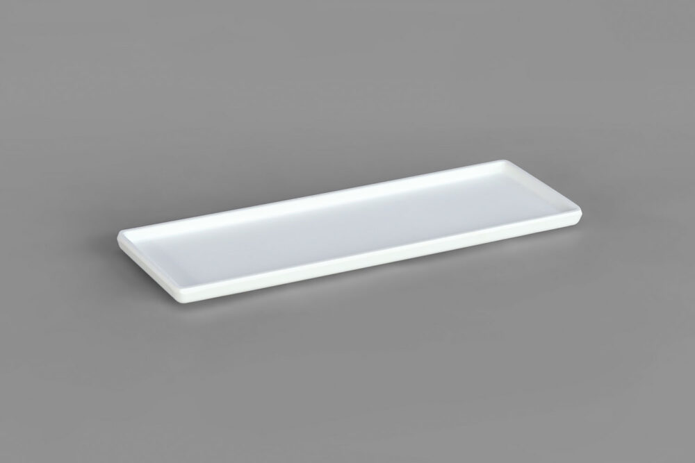 מגש איזו 30 *10 מלמין לבן