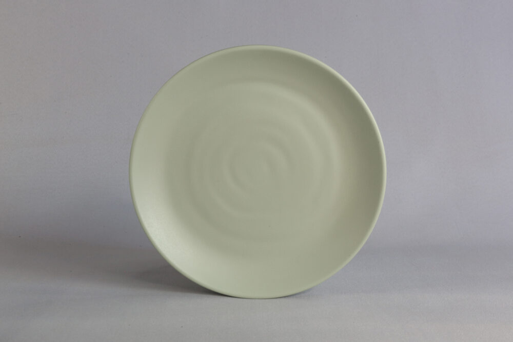 צלחת זן סהרה 23 ס"מ מלמין ירקרק