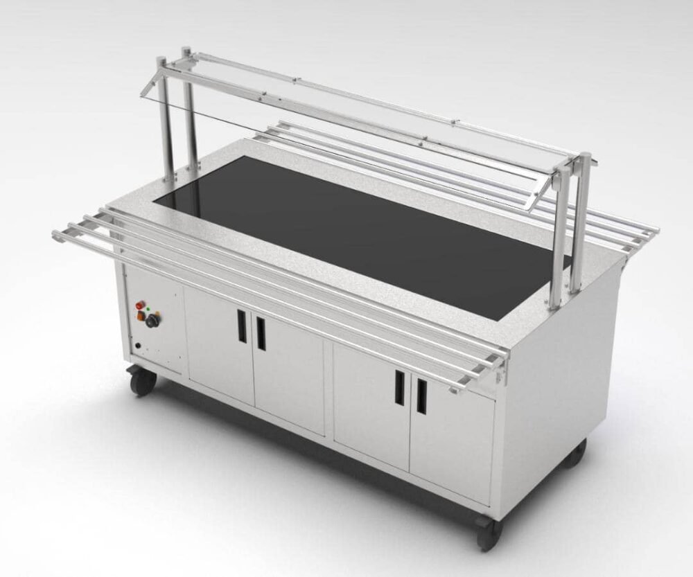 עגלת חימום משטח אינדוקציה 4 גסט' 1/1