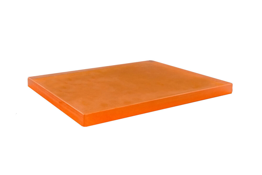 לוח קריסטלי 30*20 מלמין כתום