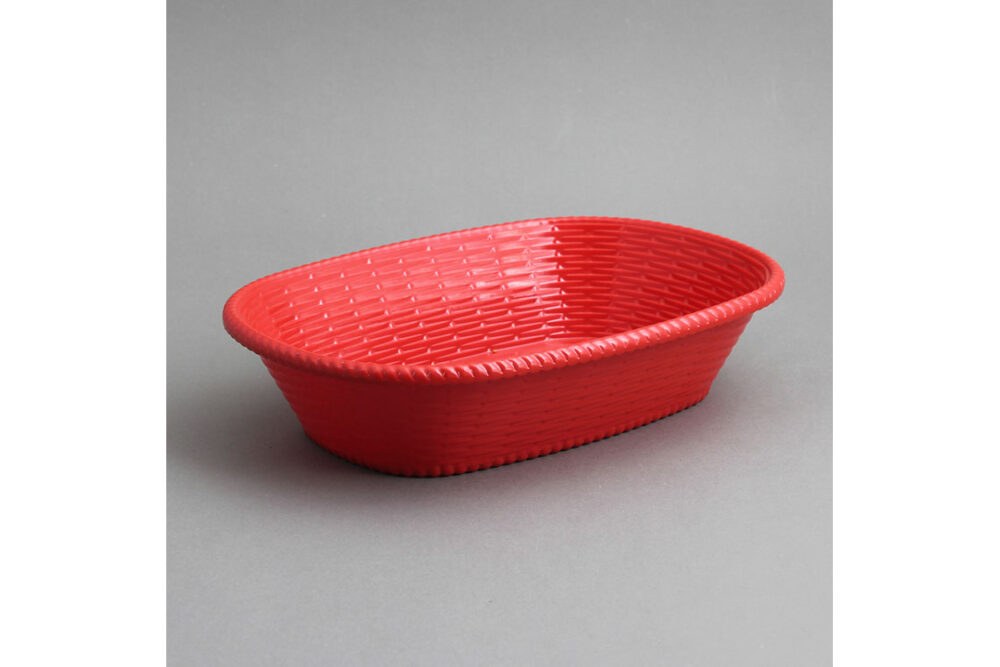 סלסלה ללחם אובלית מלמין אדום