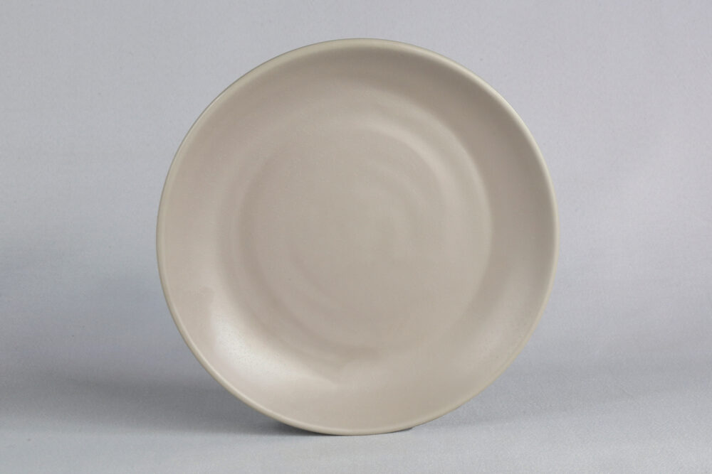 צלחת זן סהרה 19.5 ס"מ מלמין אפרפר