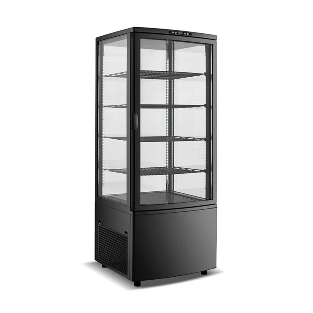 מקרר קינוחים צבע שחור 98  ליטר נסליין 447/400/1119 מ"מ