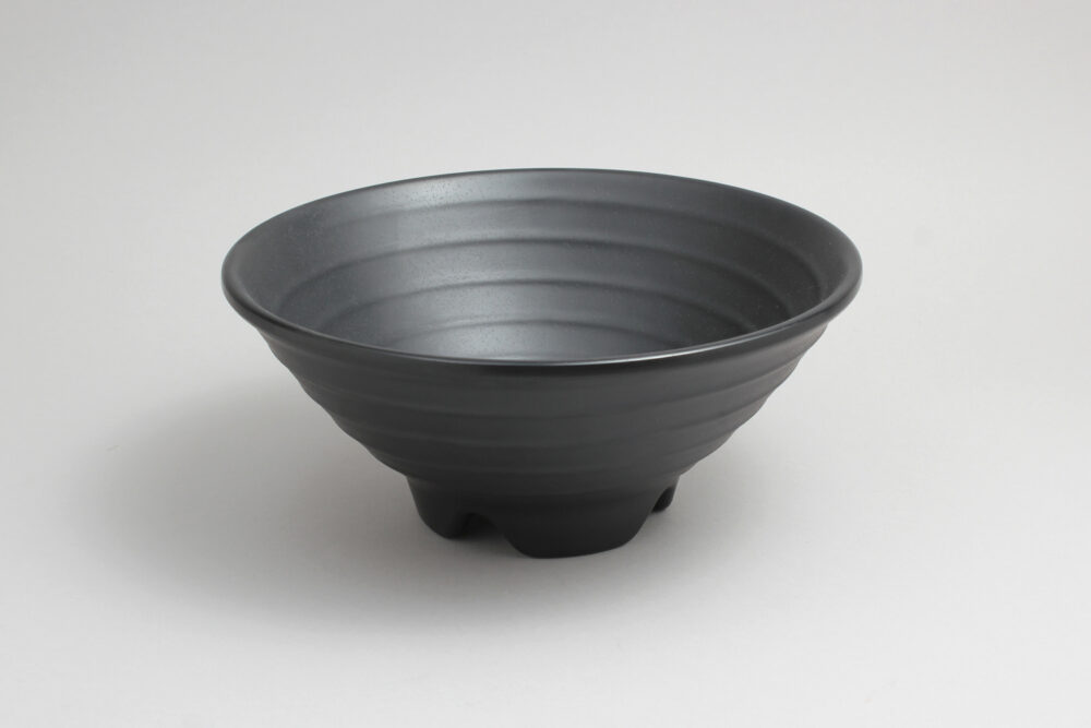 קערה קונית  זן וינד 22.9*10 מלמין שחור